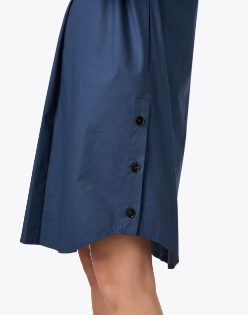Extra_1 image - Antonelli - Navy Poplin Shirt Dress