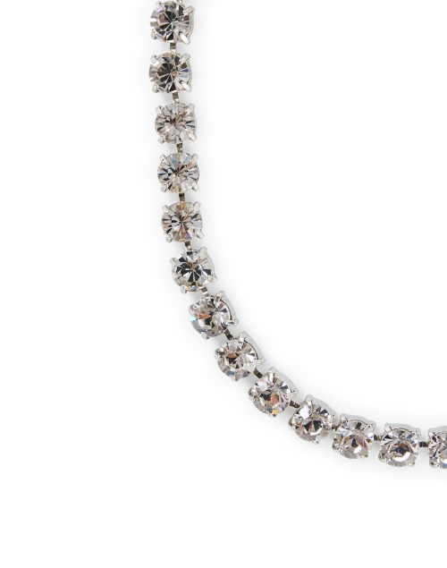 Front image - Jennifer Behr - Mylah Silver Crystal Necklace