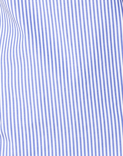 Fabric image - Gretchen Scott - Navy and White Striped Cotton Top