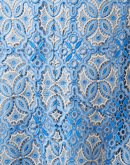 Fabric image - Shoshanna - Sonia Blue Lace Dress