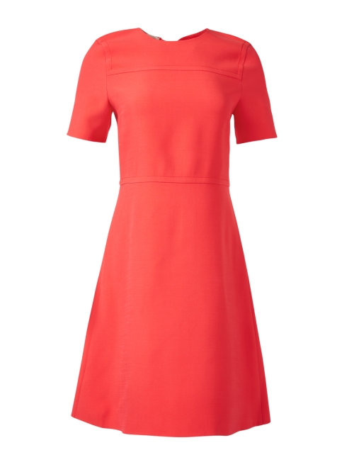 Product image - Lafayette 148 New York - Poppy Red Wool Silk Sheath Dress