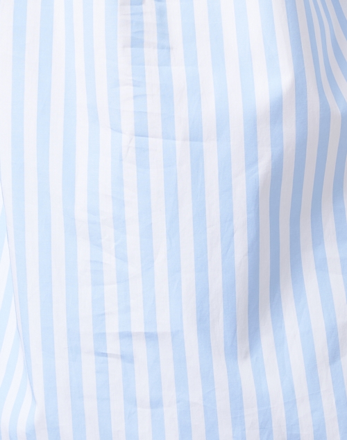 Fabric image - Weekend Max Mara - Armilla Blue and White Cotton Shirt