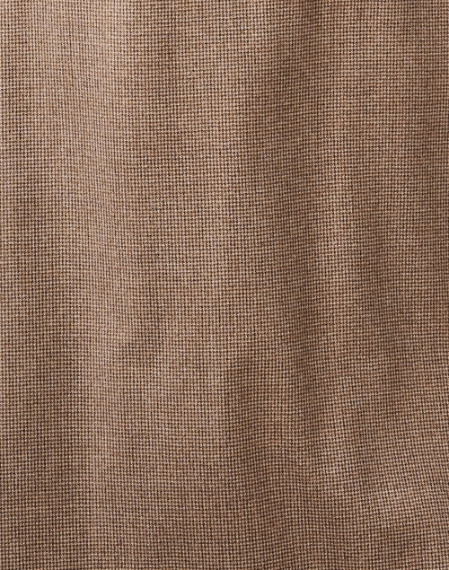 Fabric image - Weekend Max Mara - Auronzo Brown Print Shirt Dress
