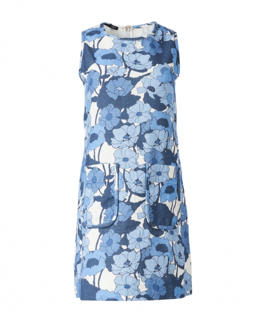 Product image - Tara Jarmon - Raija Blue Floral Shift Dress