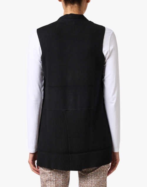 Back image - J'Envie - Black Knit Vest