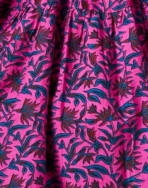 Fabric image - Apiece Apart - Mitte Fuchsia Floral Dress
