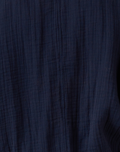 Fabric image - Xirena - Oakes Navy Cotton Gauze Jumpsuit