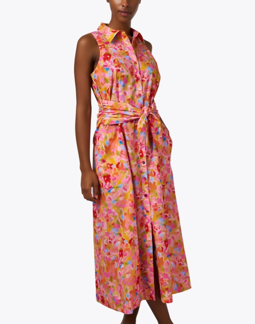 Front image - Finley - Ellis Pink Floral Print Dress