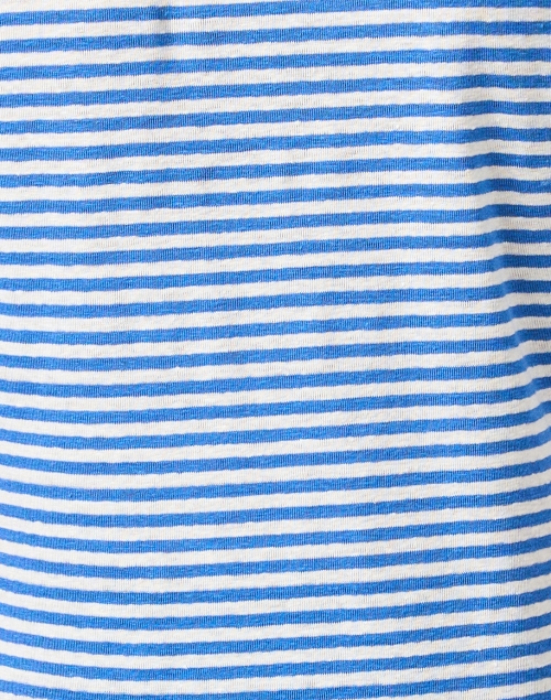 Fabric image - Weekend Max Mara - Brunate Blue Striped Top