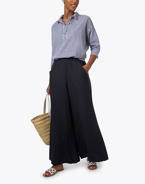 Look image - CP Shades - Wendy Navy Linen Pant