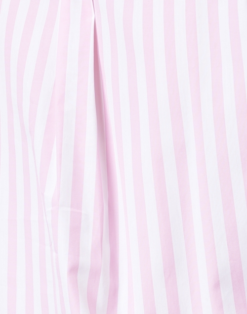 Fabric image - Weekend Max Mara - Armilla Pink and White Cotton Shirt