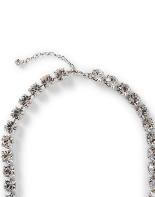 Back image - Jennifer Behr - Mylah Silver Crystal Necklace