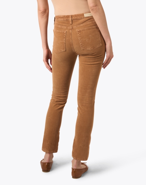 Back image - AG Jeans - Mari Tan Corduroy Straight Pant