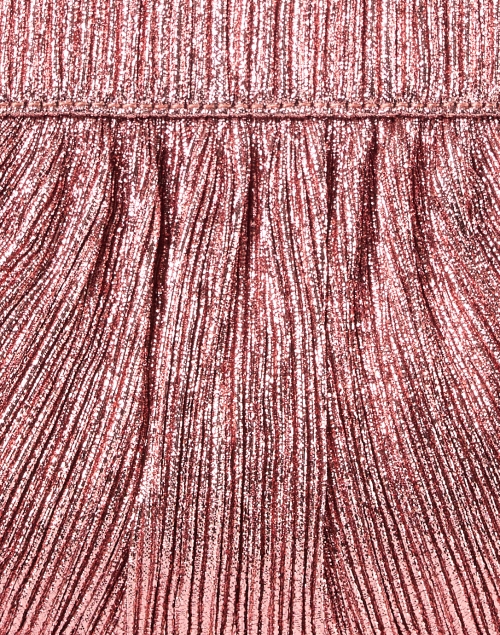 Fabric image - Loeffler Randall - Rayne Pink Pleated Lame Bow Clutch