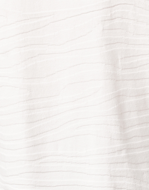 Fabric image - J'Envie - White Textured Sweater
