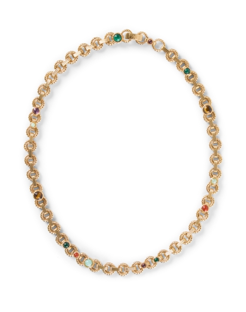 Gas Bijoux Gold Multi-Color Link Necklace