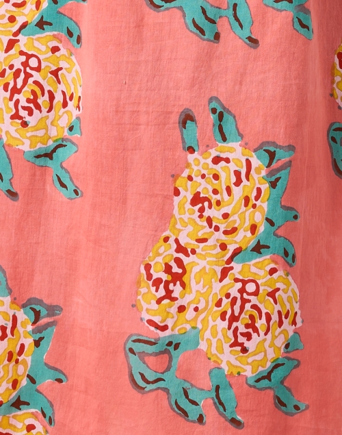 Fabric image - Lisa Corti - Pink Multi Print Cotton Kaftan