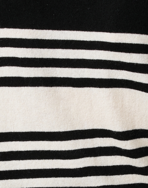 Fabric image - Chinti and Parker - Black and Cream Striped Sweater