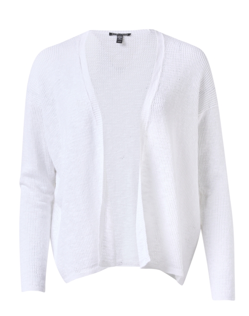 Product image - Eileen Fisher - White Linen Blend Cardigan