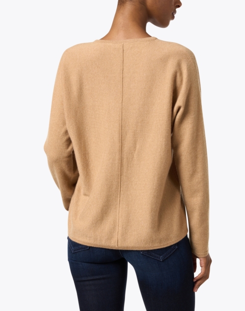 Back image - Repeat Cashmere - Camel Cashmere Sweater