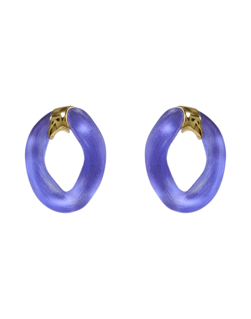 Product image - Alexis Bittar - Purple Lucite Link Earrings