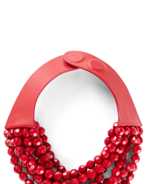 Extra_1 image - Fairchild Baldwin - Bella Lipstick Red Multistrand Necklace