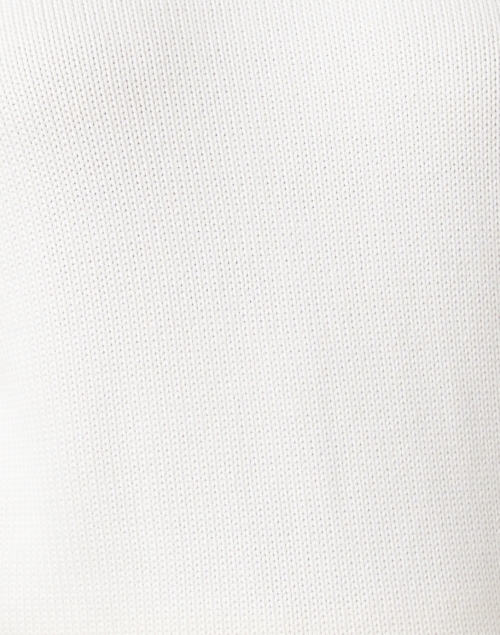 Fabric image - White + Warren - White Cotton Sweater