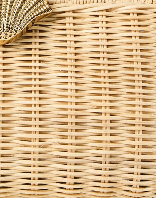Fabric image - Poolside - The Classica Rattan Shell Clutch