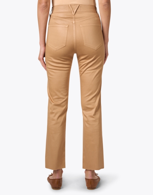 Back image - Veronica Beard - Ryleigh Camel High Rise Flare Pant