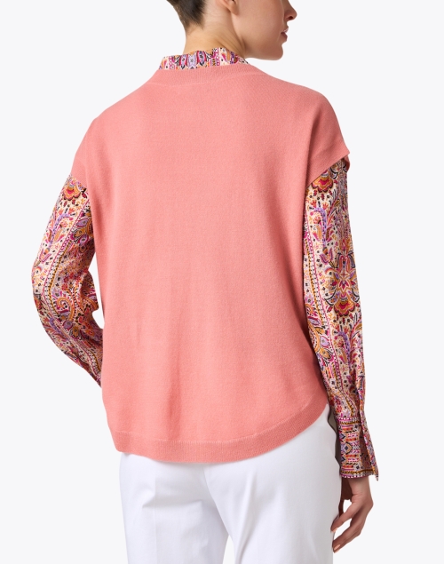 Back image - Repeat Cashmere - Coral Cashmere Knit Vest