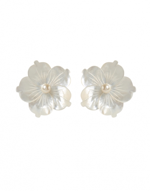 Product image - Jennifer Behr - Zia Mother of Pearl Stud Earrings