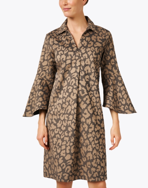 Front image - Hinson Wu - Nicole Multi Leopard Print Dress
