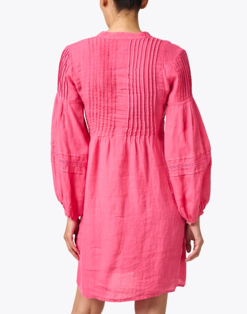 Back image - 120% Lino - Orchid Pink Linen Dress