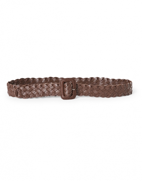 Product image - Rosso35 - Dark Brown Leather Woven Belt