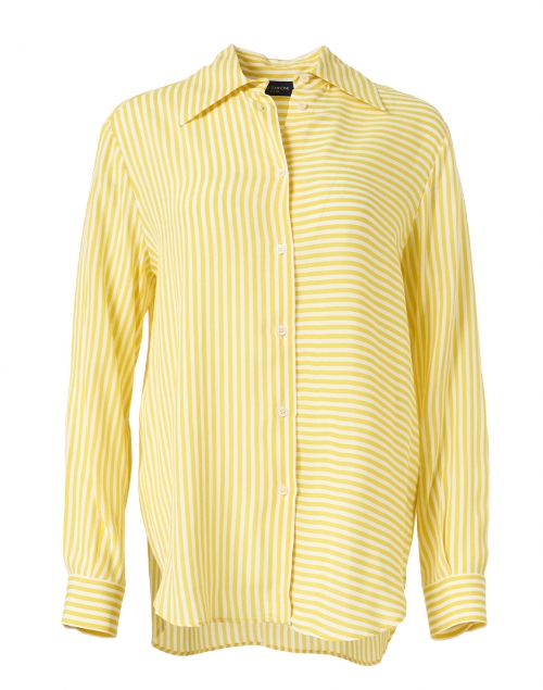 Product image - Piazza Sempione - Yellow and Ecru Stripe Shirt