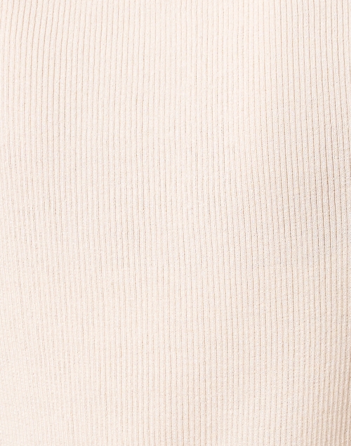 Fabric image - Lafayette 148 New York - Ivory Ribbed Shell
