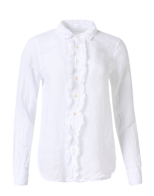 Product image - CP Shades - Ruffle White Linen Ruffle Shirt