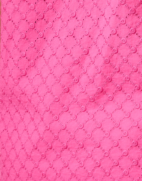 Fabric image - Caliban - Pink Eyelet Cotton Blouse