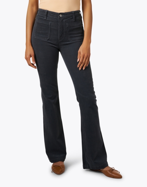 Front image - AG Jeans - Anisten Navy Corduroy Bootcut Pant