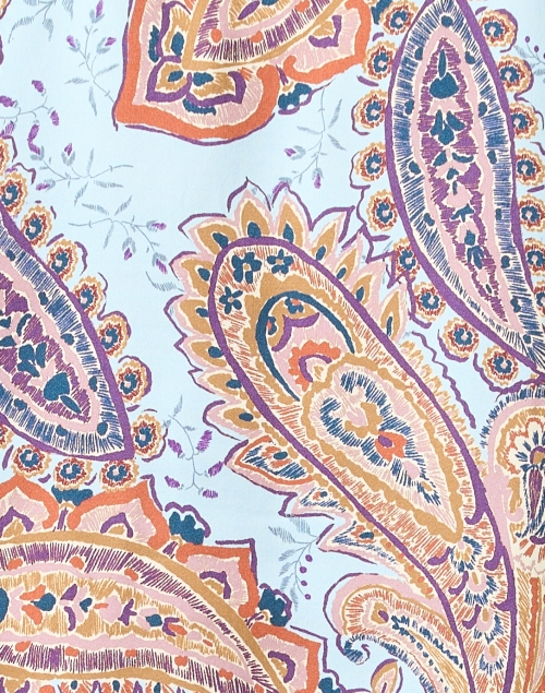 Fabric image - Santorelli - Elisa Paisley Print Silk Blouse