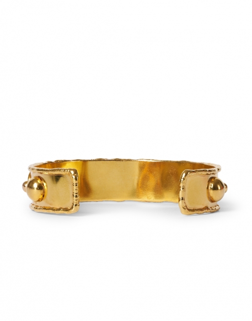 Back image - Sylvia Toledano - Pearl and Gold Studded Cuff Bracelet