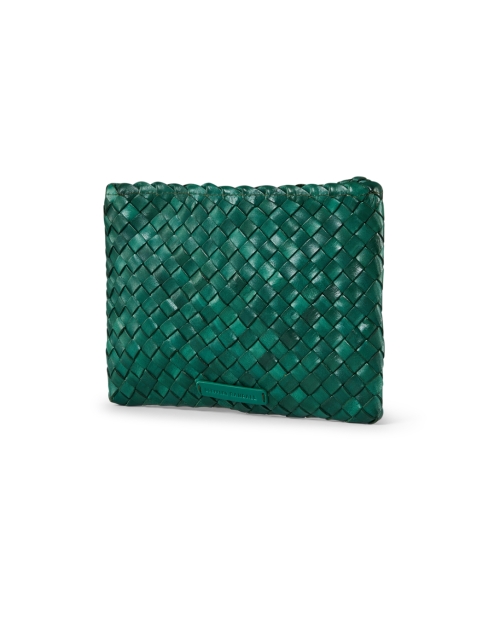 Front image - Loeffler Randall - Marison Green Woven Leather Bag