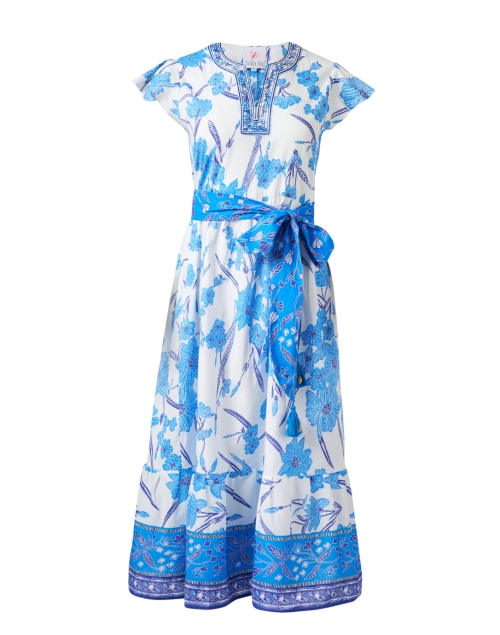 Product image - Bella Tu - Blue and White Floral Print Belted Dress