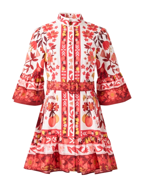 Product image - Farm Rio - White and Red Multi Print Dress