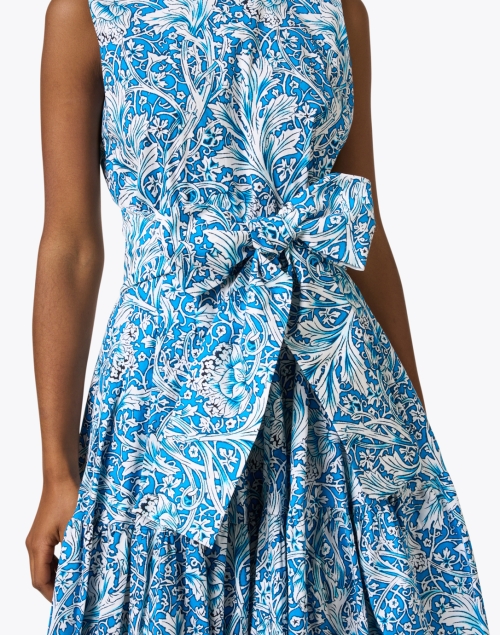 Extra_1 image - Samantha Sung - Rose Blue Print Cotton Dress
