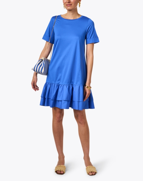 Vanna Blue Cotton Dress