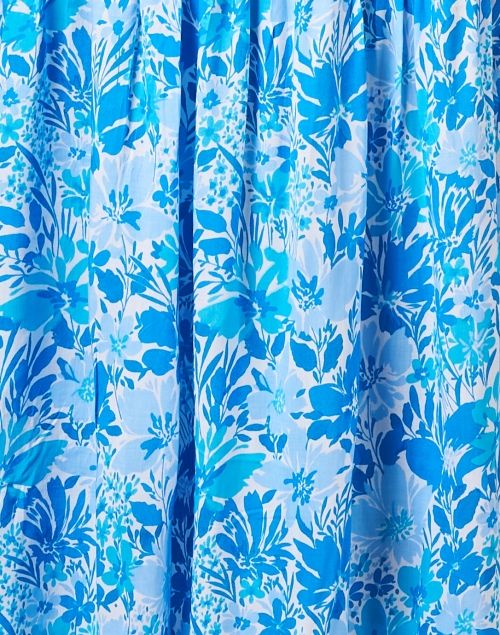 Fabric image - Walker & Wade - Alexis Blue Floral Print Dress