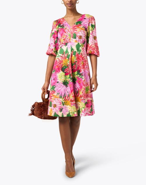 Kirie Floral Cotton Jersey Dress