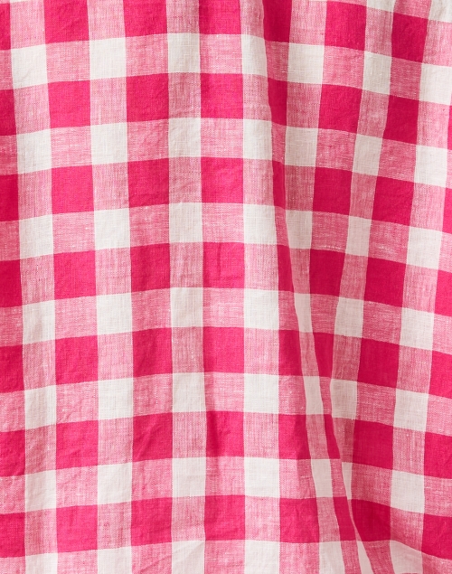 Fabric image - Frank & Eileen - Eileen Pink Check Linen Blouse