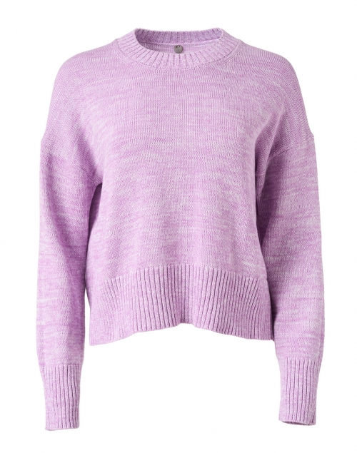 Product image - Margaret O'Leary - Sandy Lavender Space dye Cotton Sweater